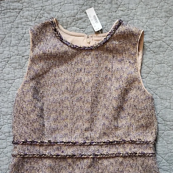 J. Crew Multicolor Tweed Midi Dress - Picture 4 of 12